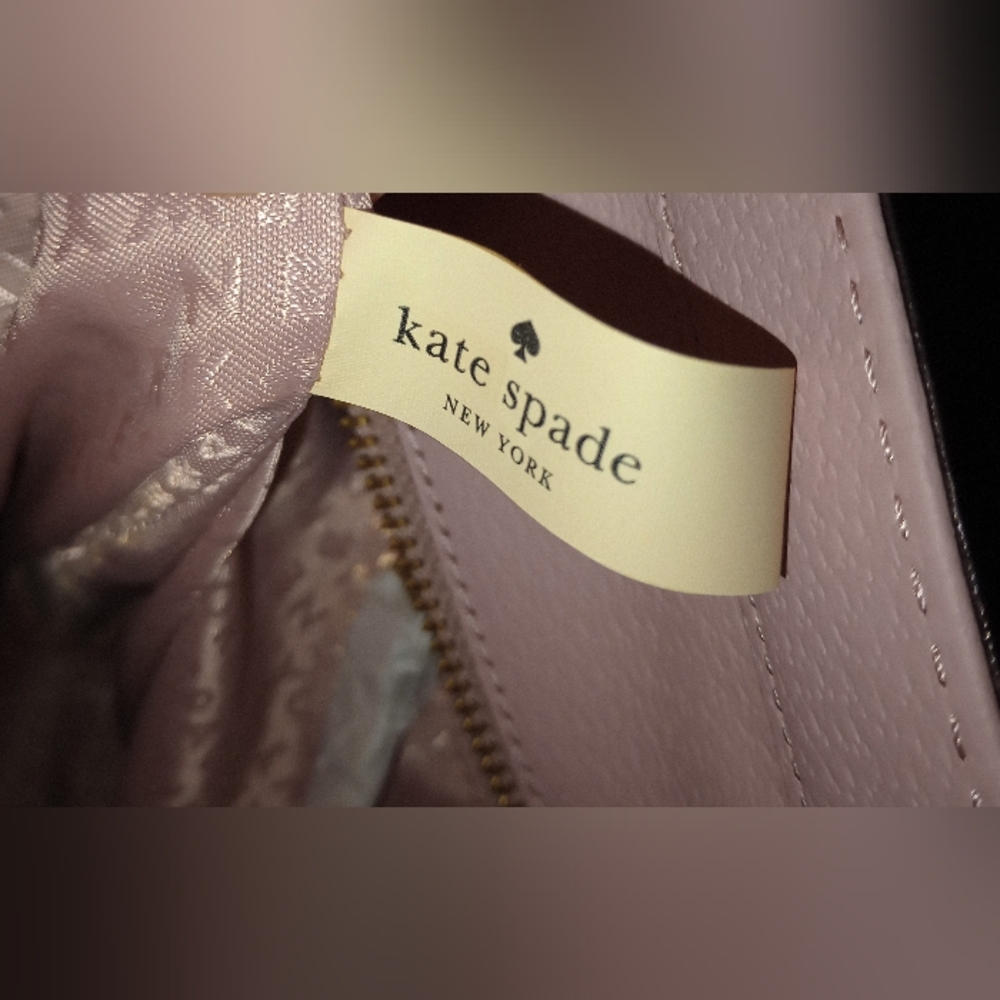 NWT Kate Spade New York | Pink Bonnet Margareta Grove Street Leather Tote - Picture 13 of 14